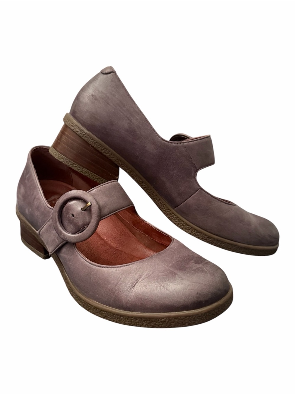 DANSKO Mary Jane Eggplant Leather Shoe